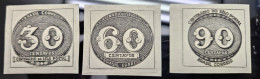 Brasil Brazil 1943 - Centenário Do Selo Postal Brasileiro - Mnh C180-C182 - Unused Stamps