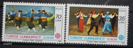 Türkiye 1981, Europa - Folklore, MNH Stamps Set - Neufs