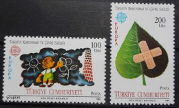 Türkiye 1986, Europa - Protect Nature, MN Stamps Set - Ungebraucht