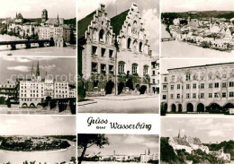 72821372 Wasserburg Inn Innbruecke Brucktor Kornhaus Giebelhaus Schloss Wasserbu - Wasserburg (Inn)