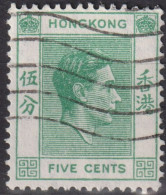 1938 Grossbritannien Alte Kolonie Hong Kong ° Mi:HK 142IxA, Sn:HK 157, Yt:HK 143, King George VI - Oblitérés