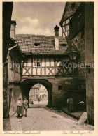 72821043 Kronach Oberfranken Bamberger Tor No. 128 Stempel Burgwart Feste Rosenb - Kronach