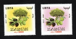 2017- Libya- Libye - Olive Trees In Libya- Les Oliviers En Libye Série- Complete Set 2v.MNH** - Libye