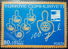 Türkiye 2005, 100th Anniversary Of Rotary International, MNH Single Stamp - Neufs