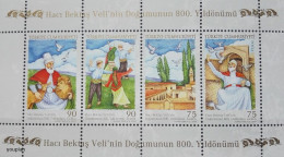 Türkiye 2009, 800th Anniversary Of The Birth Of Haci Bektas Veli, MNH S/S - Nuovi