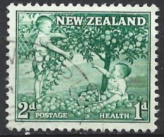 New Zealand 1956. Scott #B50 (U) Children Picking Apples - Servizio