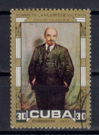 Cuba Kuba 1974 The 50th Anniversary Of The Death Of Lenin  Michel Nr. 1939 Used ( O ) - Lénine