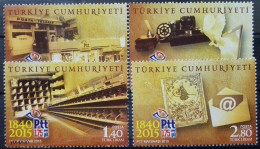 Türkiye 2015, 175th Anniversary Of PTT, MNH Stamps Set - Nuevos