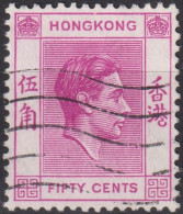 1947 Grossbritannien Alte Kolonie Hong Kong ° Mi:HK 153IIIyAb, Yt:HK 152a, King George VI - Used Stamps
