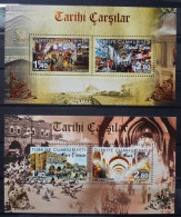 Türkiye 2016, Historical Bazaars, Two MNH Unusual S/S - Unused Stamps