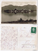 Ansichtskarte Chiemsee Fraueninsel - Foto Ansichtskarte 1930 - Chiemgauer Alpen