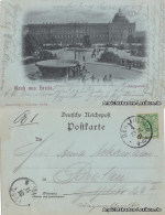 Ansichtskarte Mitte-Berlin Lustgarten - Mondscheinlitho 1897 - Mitte