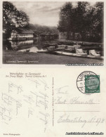 Ansichtskarte Lübbenau (Spreewald) Lubnjow Spreehafen - Foto AK 1933 - Luebbenau