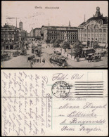 Ansichtskarte Mitte-Berlin Alexanderplatz, Straßenbahn 1916 - Mitte