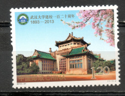 China Chine : 2013-31** The 120th Anniversary Of Wuhan University - Nuovi