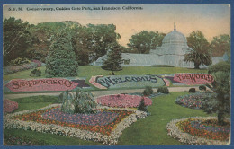 San Francisco Conservatory Golden Gate Park, Gelaufen 1926 (AK3483) - San Francisco