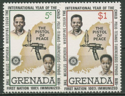 Grenada 1979 Jahr Des Kindes Schutzimpfungen 972/73 Postfrisch - Grenada (1974-...)
