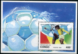 Kongo Block 111 Postfrisch Fußball #GB693 - Sonstige & Ohne Zuordnung