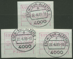 Luxemburg 1983 Automatenmarke Automat P 2503 Satz 1.3 C S2 Gestempelt - Postage Labels