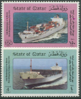 Qatar 1986 Vereinigte Arab. Schiffahrtsgesellschaft 891/92 Postfrisch - Qatar