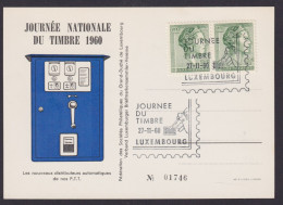 Europa Luxemburg Brief Philatelie Großherzogin Charlotte 624 Paar Postautomation - Storia Postale