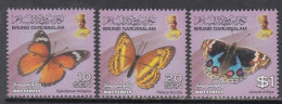 2013 Brunei Butterflies SERIES THREE Complete Set Of 3 MNH - Brunei (1984-...)