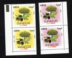 2017- Libya- Libye - Olive Trees In Libya- Les Oliviers En Libye Série- Pair - Paire - Complete Set 2v.MNH** - Sint-Helena