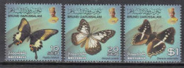 2013 Brunei Butterflies SERIES TWO Complete Set Of 3 MNH - Brunei (1984-...)