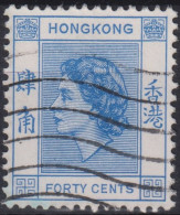 1954 Grossbritannien Alte Kolonie Hong Kong ° Mi:HK 184, Sn:HK 191, Yt:HK 182, Queen Elizabeth II - Used Stamps