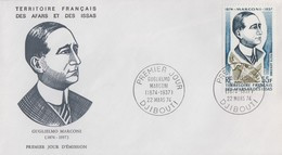Enveloppe  FDC  1er  Jour  TERRITOIRE  FRANCAIS   Des   AFARS  Et  ISSAS   Guglielmo   MARCONI   1974 - Altri & Non Classificati