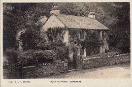 BW21. Vintage Postcard.  Dove Cottage, Grasmere.  Wordsworth Cottage. - Grasmere