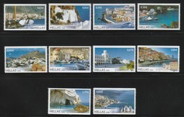 Greece 2008 Islands III 2-Side Perforated Set MNH - Nuovi