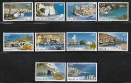 Greece 2008 Islands Perforated Set MNH - Unused Stamps