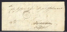 STAMPLESS - Folded 1-page Letter / Cover 1847 PM WEINHEIM 17 JAN No Back Stamps - GERMANY - Other & Unclassified