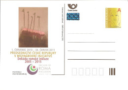 CDV 128 Czech Republic Decade Of Roma Inclusion 2010 - Cartes Postales