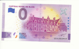 Billet Touristique  0 Euro  - CHÂTEAU ROYAL DE BLOIS - UEAJ - 2023-6 - N° 3959 - Autres & Non Classés