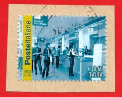 2012 (3323) 150º Anniversario Delle Poste Italiane Timbrato - 2011-20: Usati