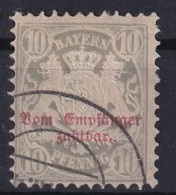 BAYERN 1882 - Canceled - Mi 9 - Porto - Gebraucht