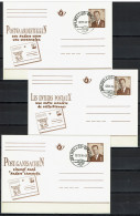 1996 - Briefkaarten / Cartes Entier Postaux : Les Entiers Postaux - 3 Langues, 3 Talen - ** Gestempeld - Postcards 1951-..