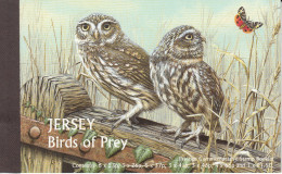 Jersey 2001,complete Booklet,owls,birds Of Prey, Bird,birds,vogels,vögel,oiseaux,pajaros,aves, MNH/Postfris(C927) - Aquile & Rapaci Diurni