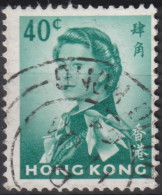 1962 Grossbritannien Alte Kolonie Hong Kong ° Mi:HK 202Xy, Sn:HK 209, Yt:HK 200, Queen Elizabeth II - Gebruikt