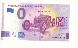 Billet Touristique  0 Euro  - MUSEE NATIONAL DE L'AUTOMOBILE - UEAP - 2023-4 - N° 9853 - Other & Unclassified