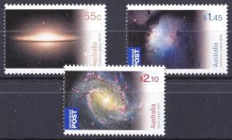 Australia 2009 Stargazing The Southern Skies  Set Of 3 MNH - Nuevos