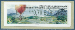 LISA 2 (ATM) LV ***0,70 EUR LETTRE VERTE - Marcophilex XL - Jurançon 2016 - 2010-... Illustrated Franking Labels