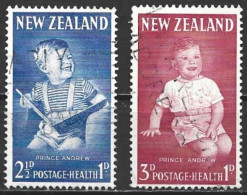 New Zealand 1963. Scott #B65-6 (U) Prince Andrew  *Complete Set* - Servizio