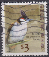 2006 Hong Kong ° Mi:HK 1397A, Sn:HK 1239, Yt:HK 1311,Red Whiskered Bulbul (Pycnonotus Jocosus) Vögel - Oblitérés