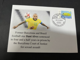 24-2-2024 (1 Y 7) Former Barcelona & Brazil Football Stat Dani Alves Sentences To Prison In Bracelona - Other & Unclassified