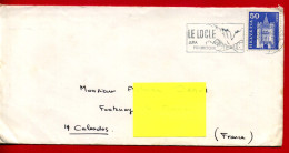 1965 - Lettre De Le Locle Pour La France - Oblitération "LE LOCLE JURA PITTORESQUE" - Tp N° 651 - Marcophilie