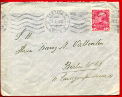 1914 - Lettre De Lemberg Pour Berlin Tp N°106 - Macchine Per Obliterare (EMA)