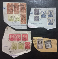 Poland Used Postmark Stamps On Papers Classic - Cartas & Documentos